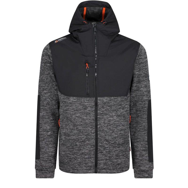 Regatta Mens Heist Jacket Ash/Black