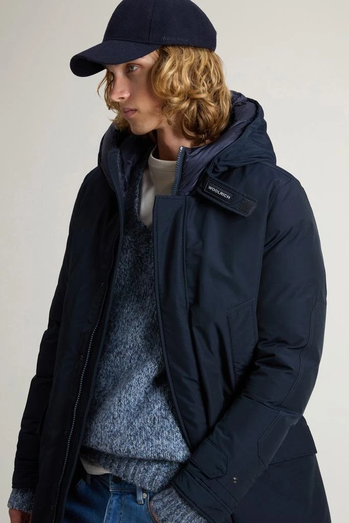 Woolrich Polar Parka with High Collar - Men - Black 4