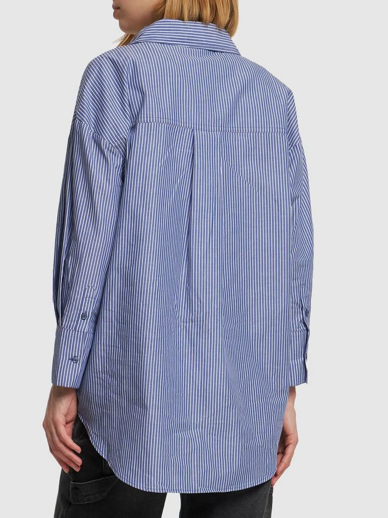 ANINE BING Mika Pinstriped Cotton Shirt 2