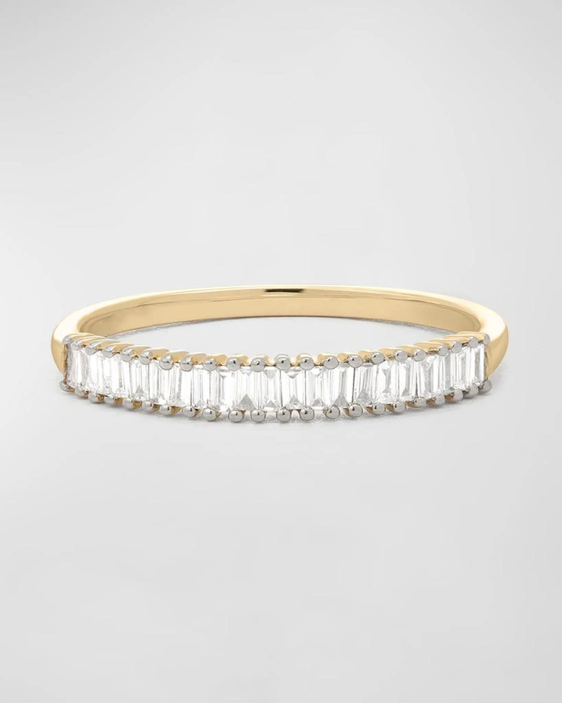 STONE AND STRAND Up and Down Baguette Diamond Line Band, Size 5-7 1