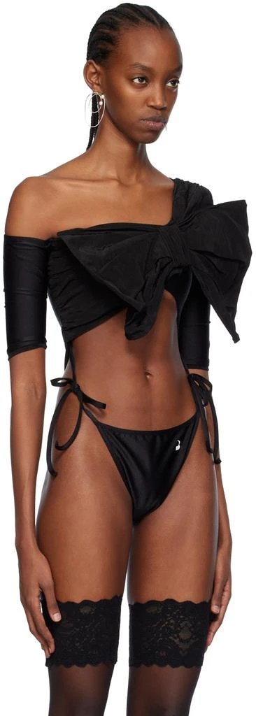 pushBUTTON Black Ribbon Bodysuit 4
