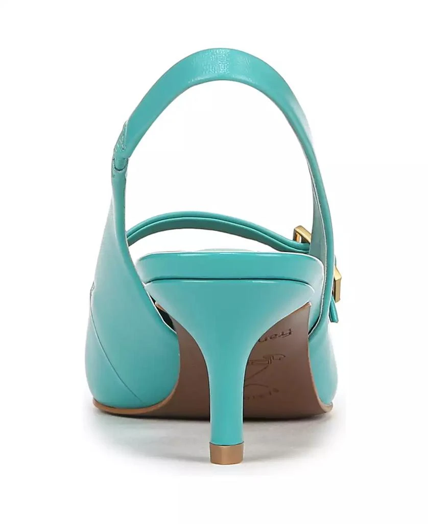 Franco Sarto Women's Khloe Pointed Toe Kitten Heel Slingback Pumps 3