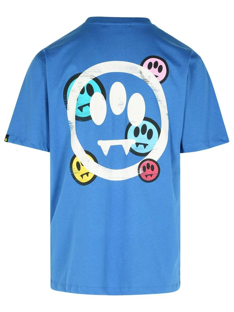 BARROW Blue Cotton T-shirt 3
