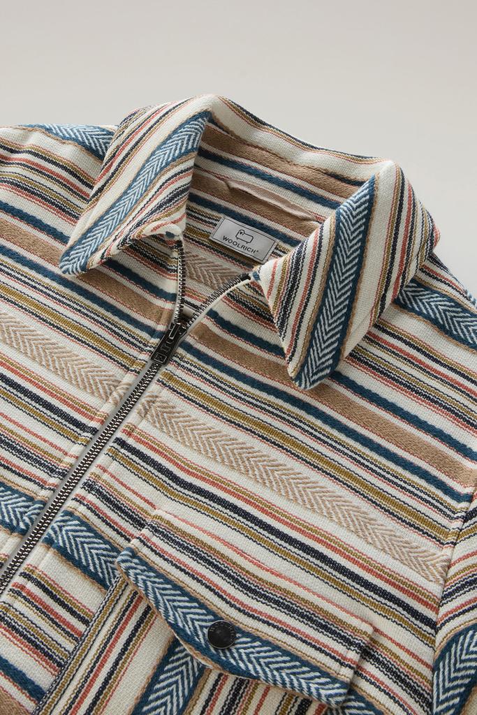 Woolrich Gentry Overshirt in Manteco Recycled Cotton Blend - Women - Multicolor