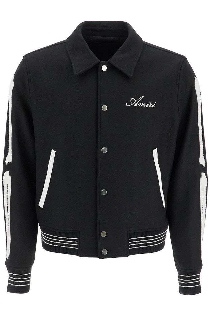 AMIRI Men's Bones Varsity Jacket 1