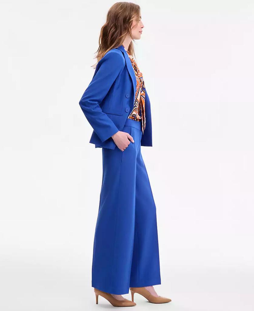 Tahari Women's Mid-Rise Wide-Leg Solid Pants