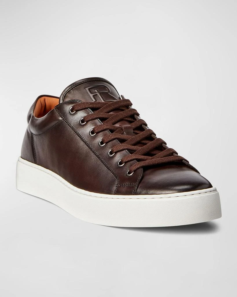 Ralph Lauren Men's Calfskin Low-Top Sneakers 2