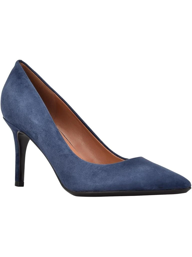 Calvin Klein Gayle Womens Leather Pointed Toe Heels 14