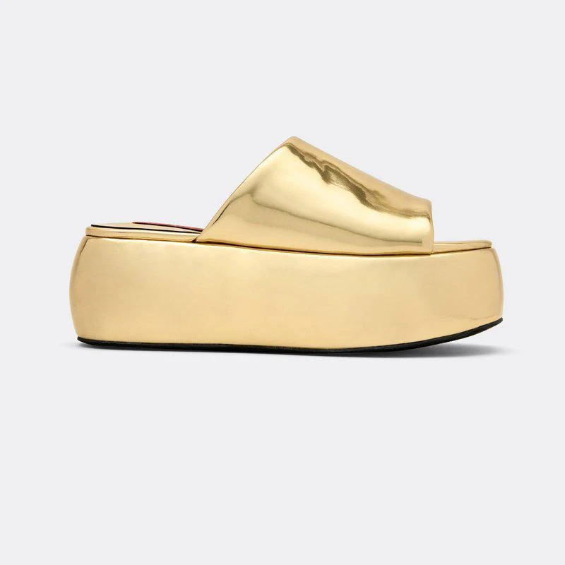 Simon Miller Cloudy Platform Sandal in Star Gold 1