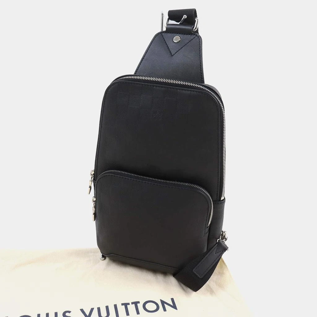 Louis Vuitton Louis Vuitton Black Canvas Avenue Sling Bag 6