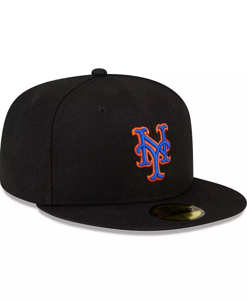 New Era Men's Black New York Mets Authentic Collection Alternate On-Field 59FIFTY Fitted Hat 3