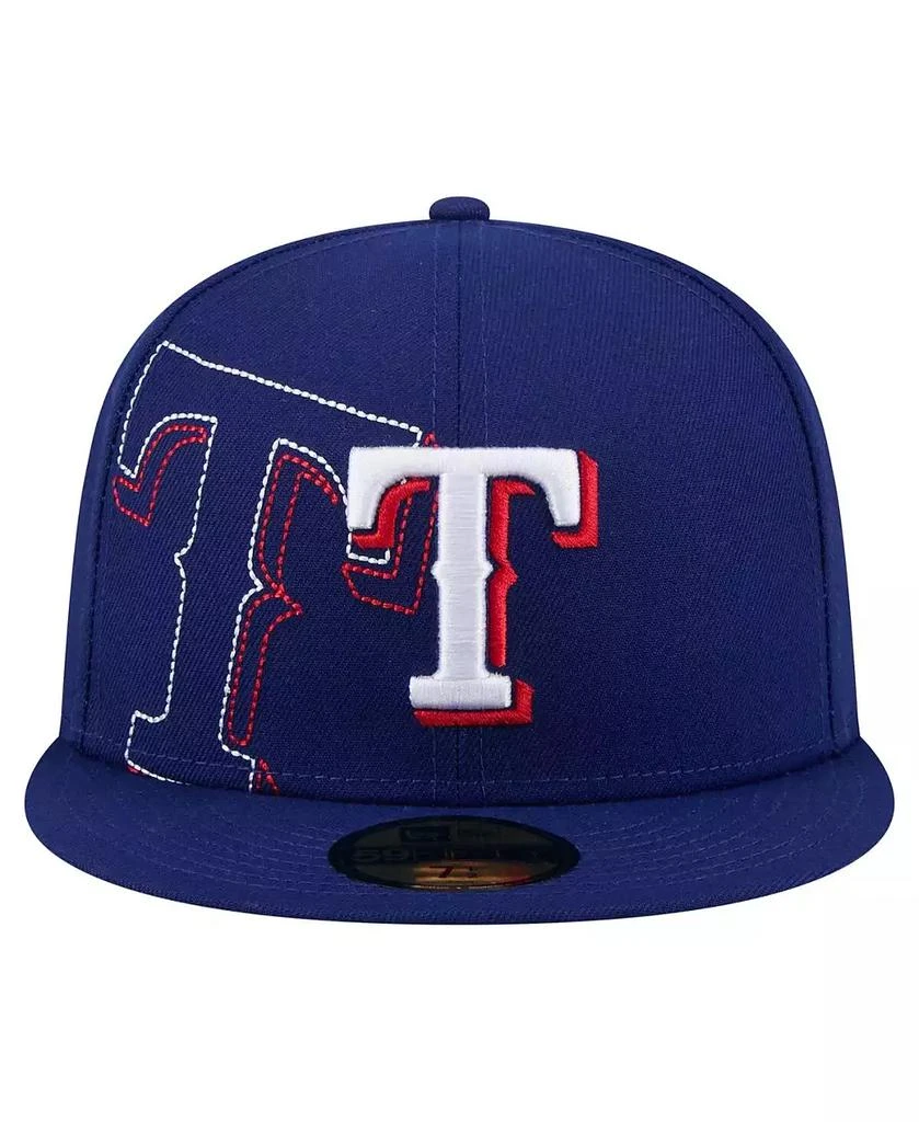 New Era Men's Royal Texas Rangers Yarn Stitch 59FIFTY Fitted Hat 2