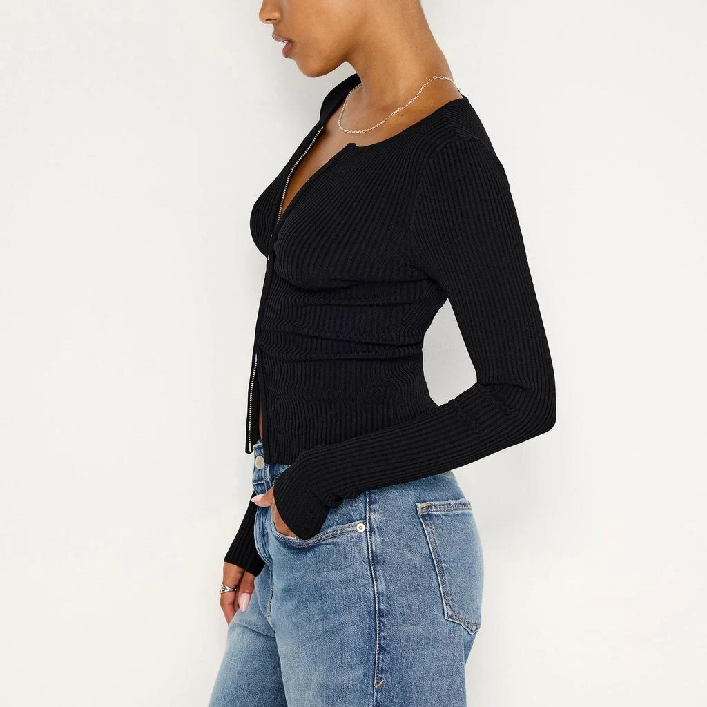 Good American Good American Virgo Ribbed-Knit Top 3