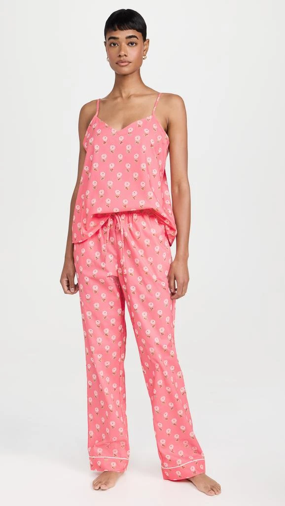 BedHead PJs Cotton Poplin Cami Long PJ Set 6