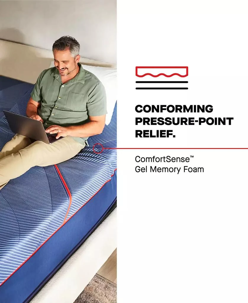 Sealy Posturepedic Elite Brenham II 14" Firm Hybrid Tight Top Mattress Set - Queen Split 11