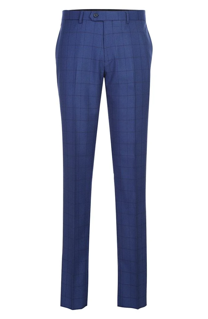 English Laundry Trim Fit Plaid Two-Piece Suit 9