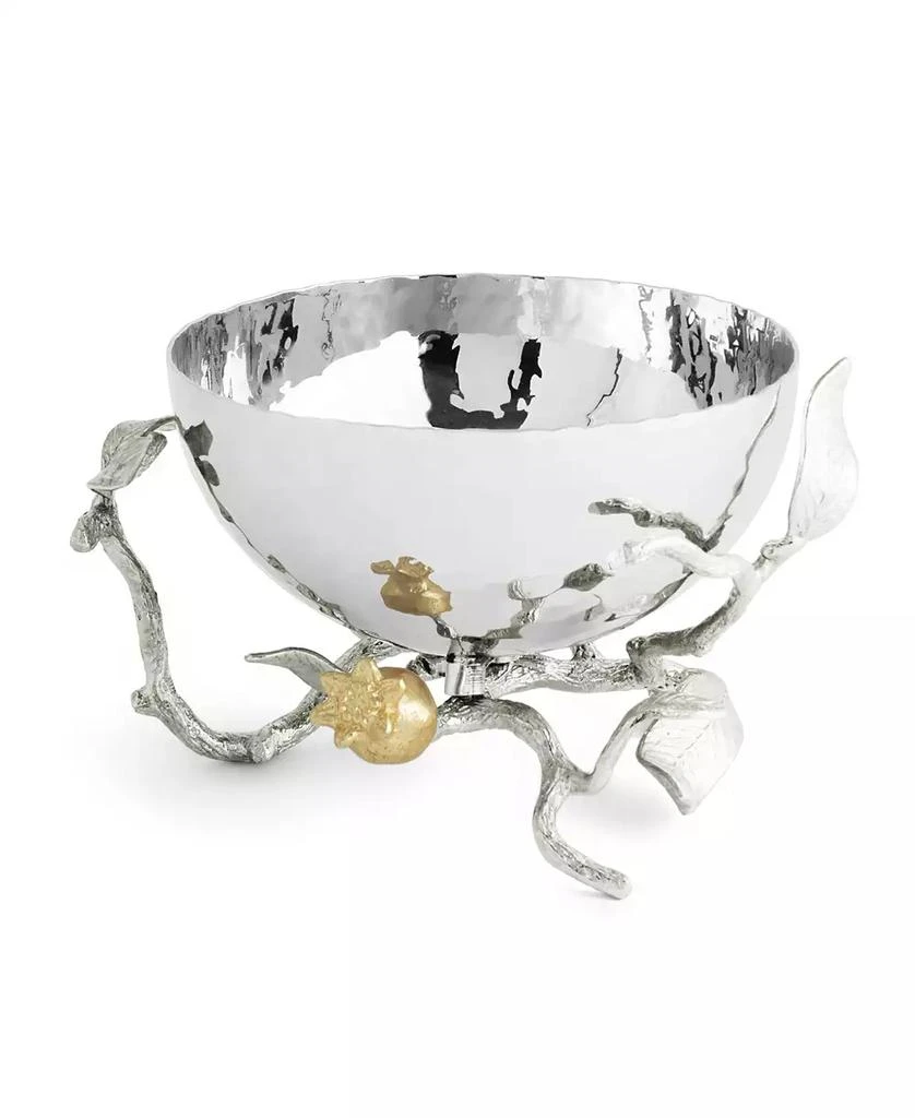 Michael Aram Pomegranate Silver and Gold Nut Bowl 2