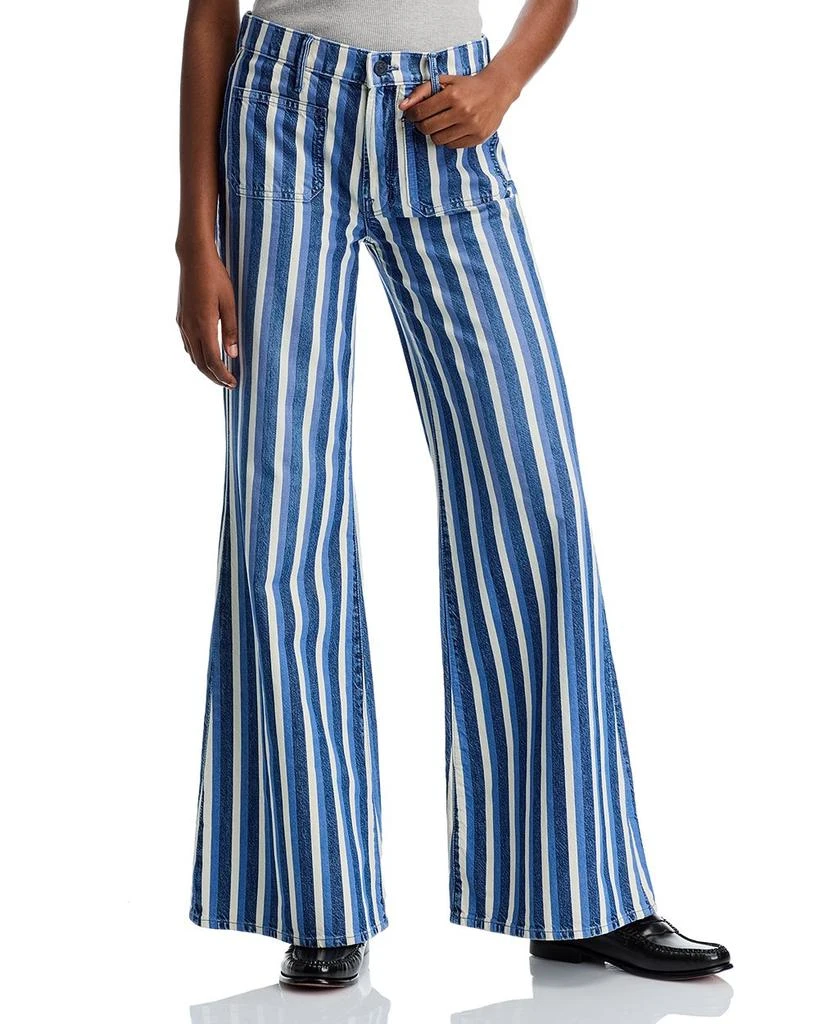 MOTHER Patch Pocket Twister Sneaker Jeans in Following Up 1