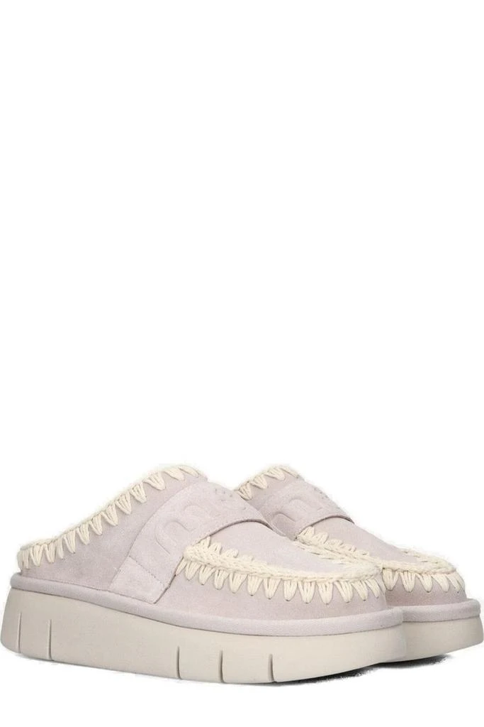 Mou Mou Logo Embossed Bounce Clogs 2