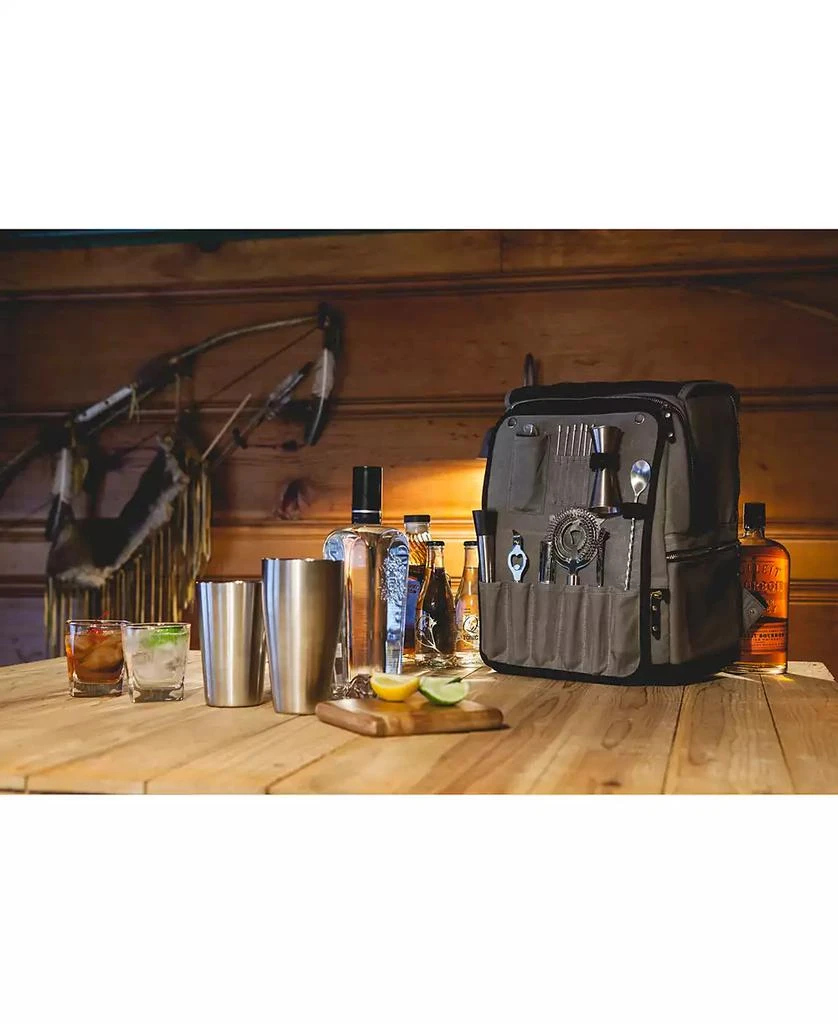 Legacy by Picnic Time Bar-Backpack Portable Cocktail Set 6