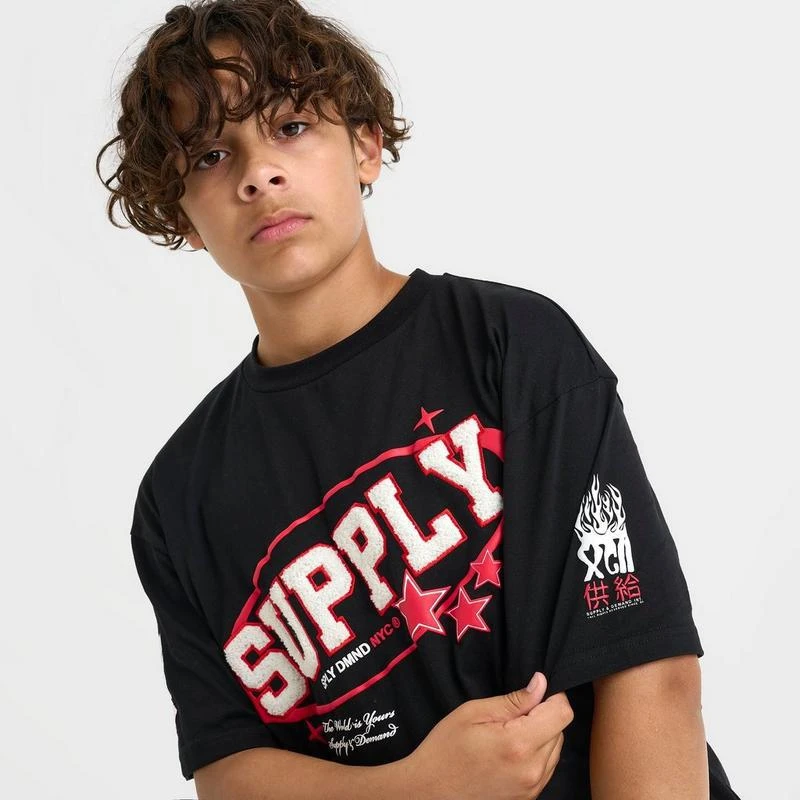 SUPPLY & DEMAND Kids' Supply & Demand Patch Cloud T-Shirt 5