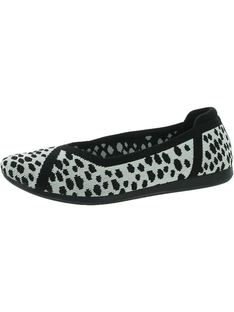 Clarks Carly Wish Womens Knit Slip On Ballet Flats 7