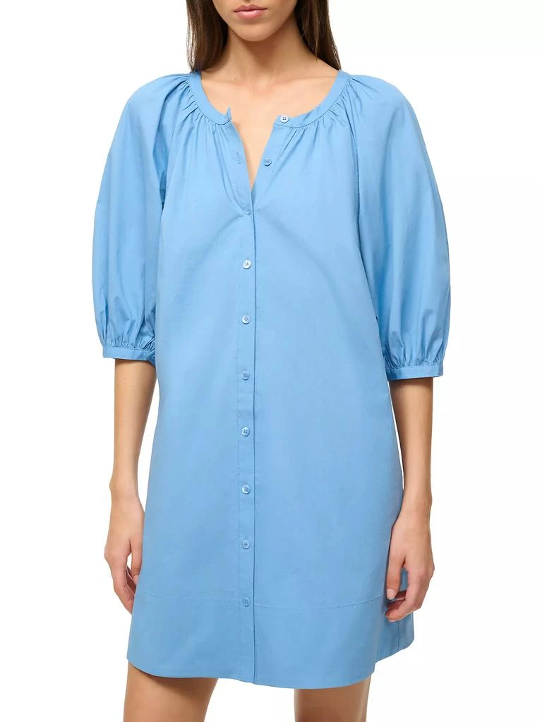 Staud Vincent Stretch-Cotton Minidress 6