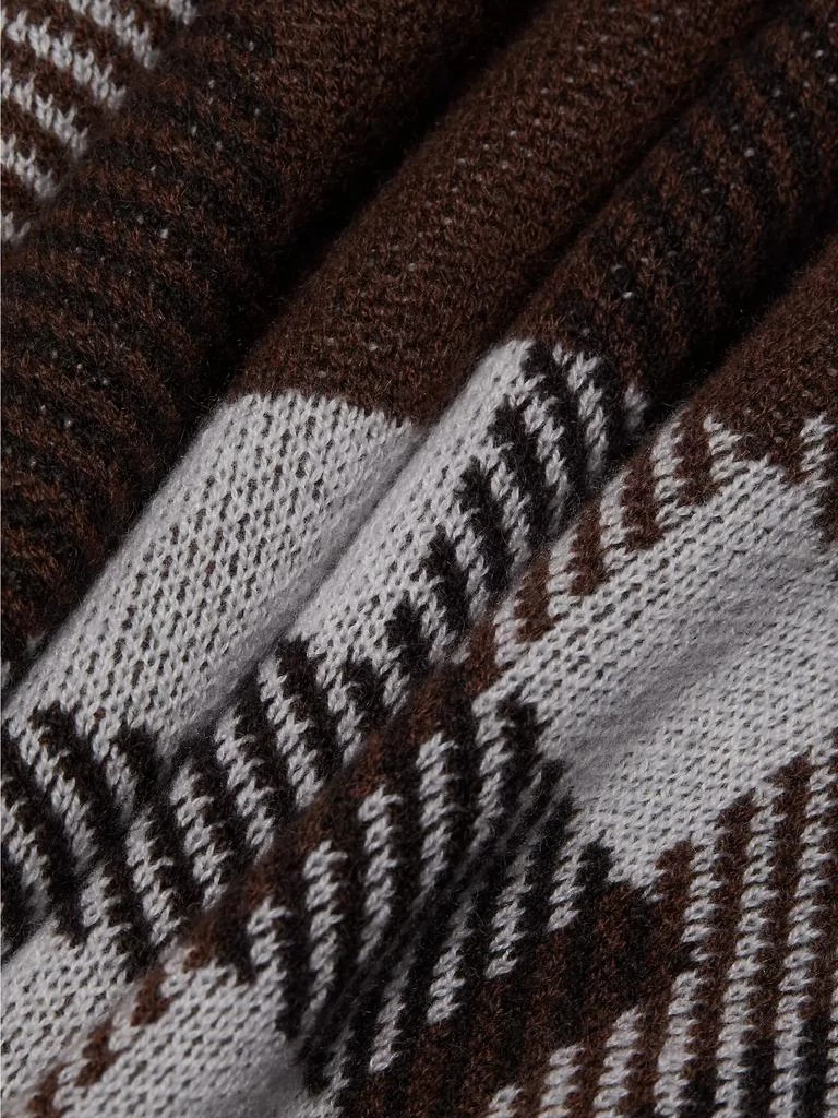 Kiton Checked Cashmere Sweater 7