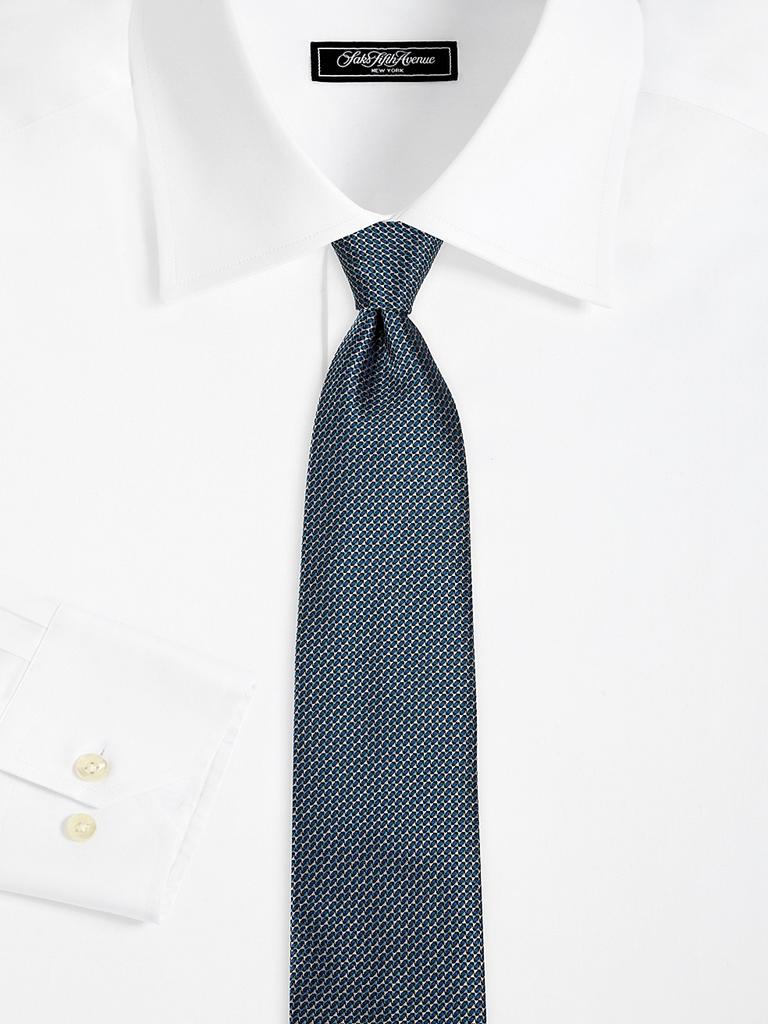 Canali Neat Silk Tie