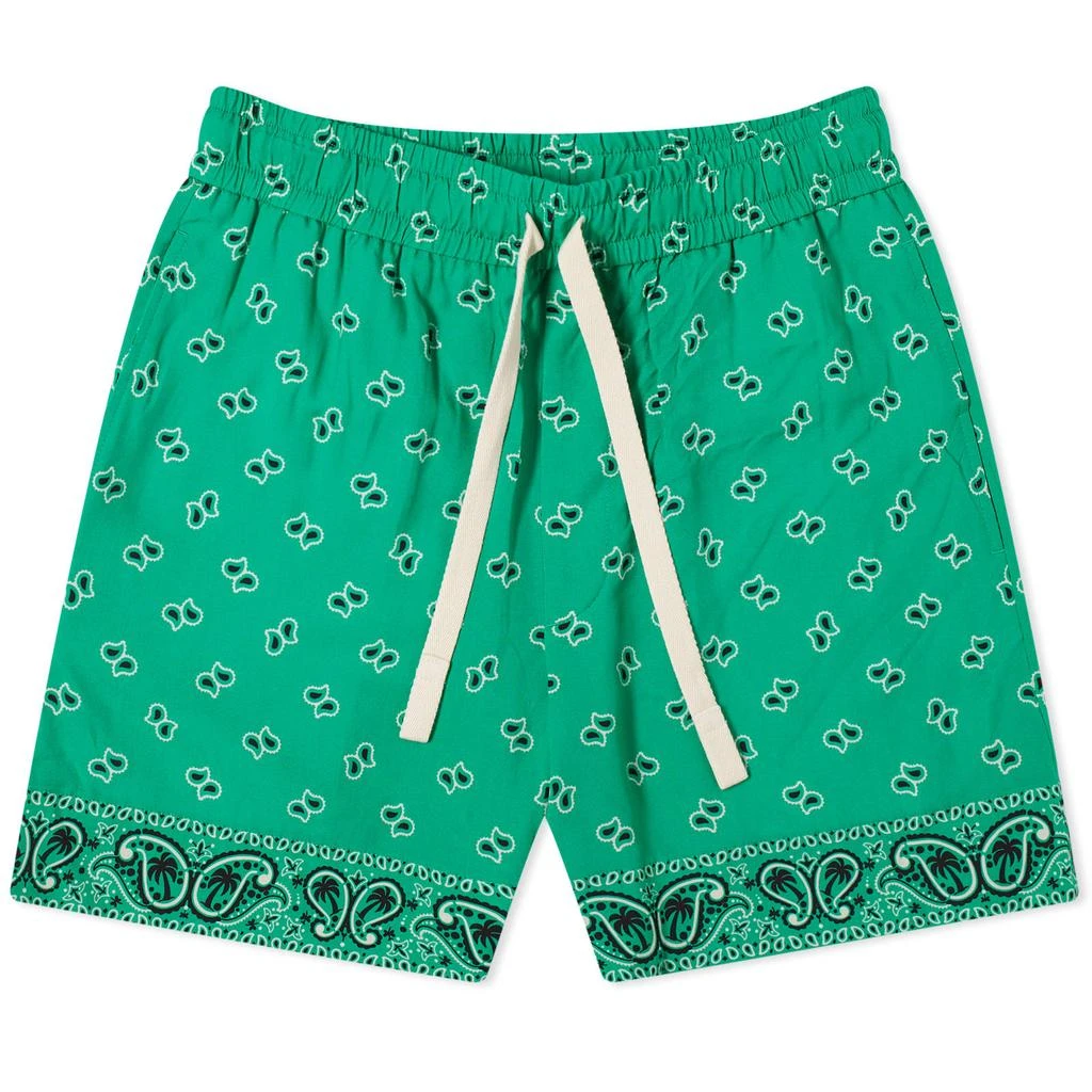 Palm Angels Palm Angels Paisley Shorts 1