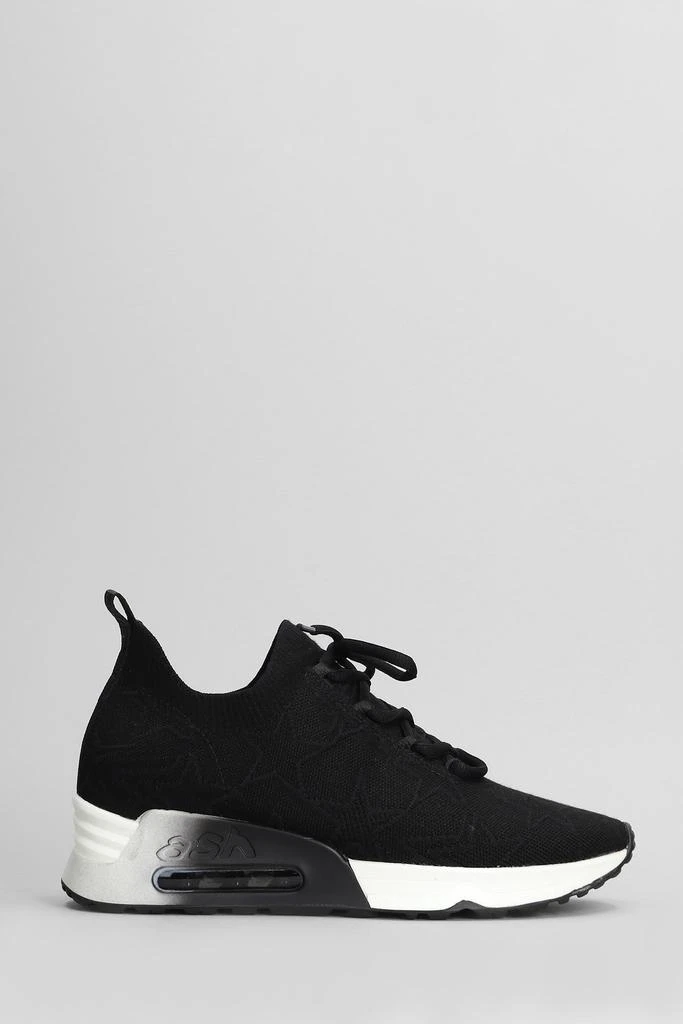 Ash Lucky Star Sneakers In Black Fabric 1