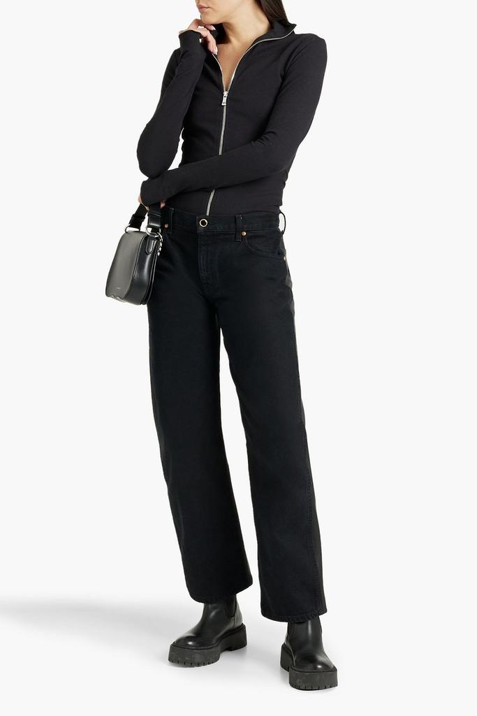 EB DENIM Stretch-cotton jersey top