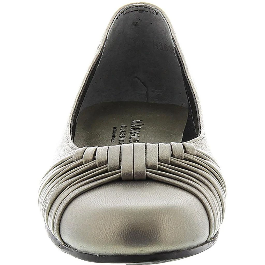 Mark Lemp Classics by Walking Cradles Marlene Womens Stacked Heel Round Toe Ballet Flats 3