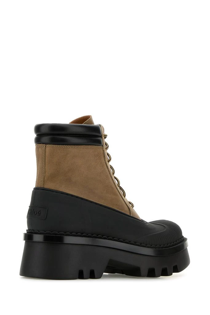 Chloé Two-tone nabuk and rubber Phoenix ankle boots 3