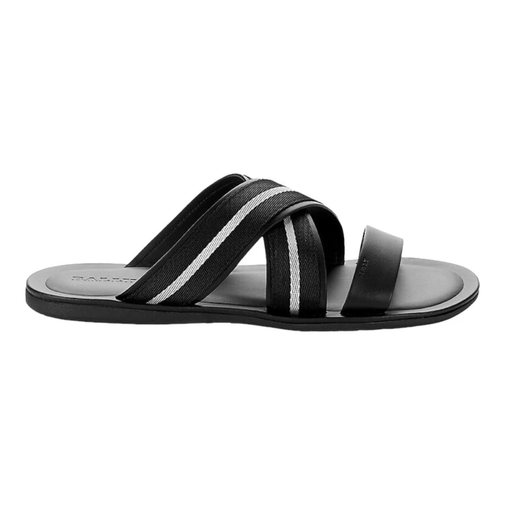 Bally Sasha Men's 6234150 Black Slide Sandals 2