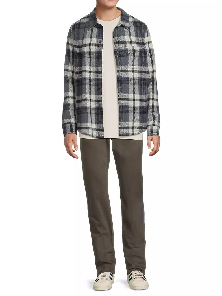 Vince Plaid Knit Shirt Jacket 2