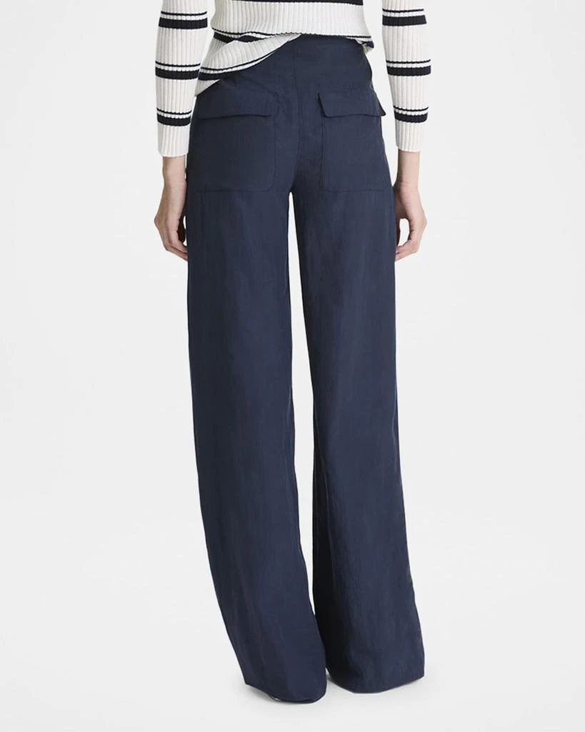Vince Mid-Rise Wide-Leg Utility Drawstring Pants 3