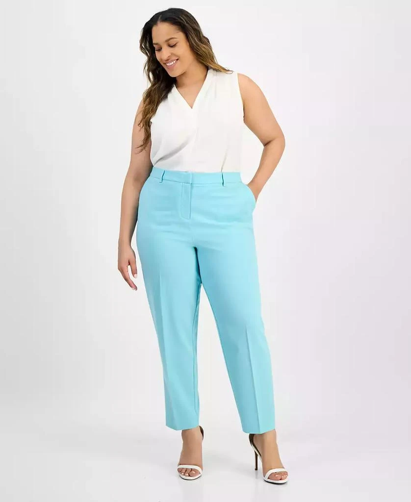 Tahari Plus Size Classic Ankle Pants 1