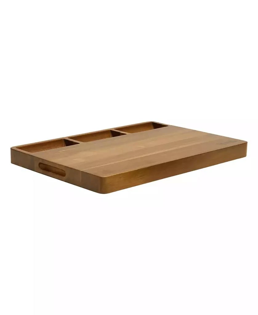 VIKING Acacia Reversible Butcher Block Prep and Carving Board 2