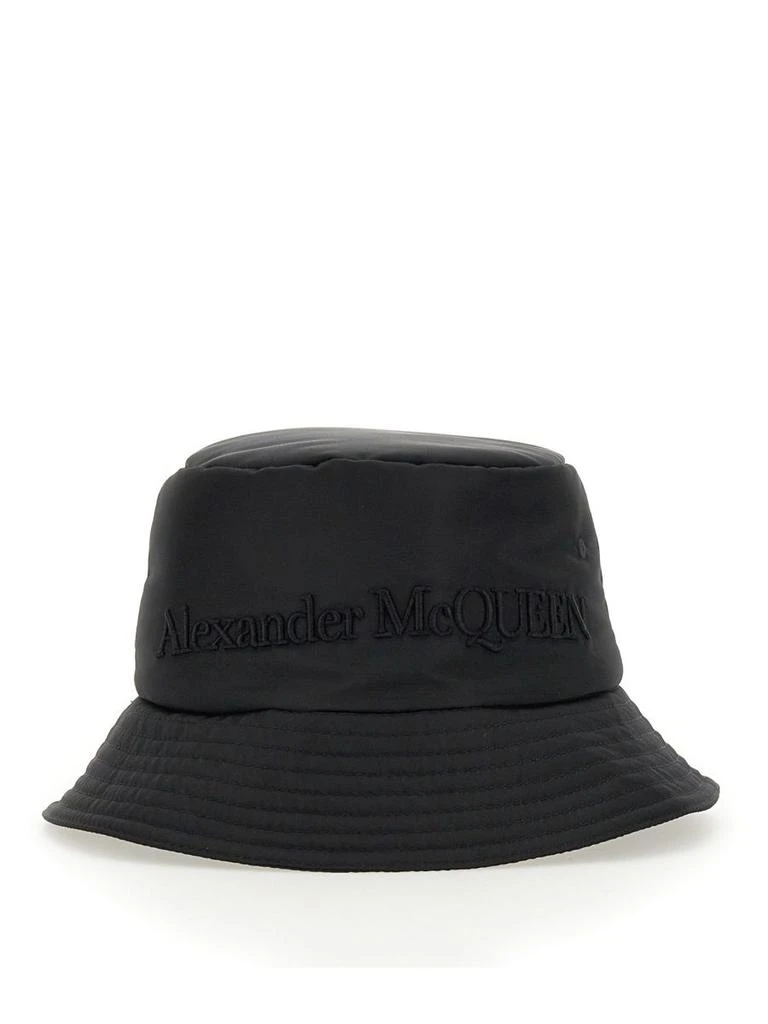 Alexander McQueen Alexander Mcqueen Bucket Hat With Logo 1