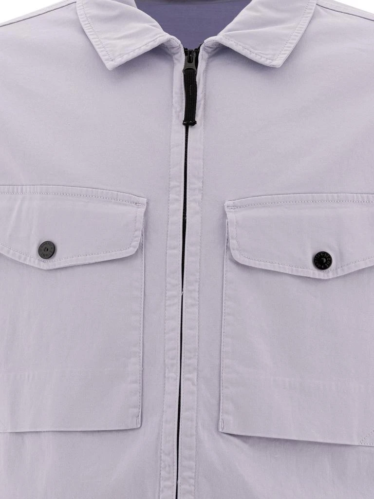 Stone Island Stone Island Compass Patch Zipped Overshirt 3