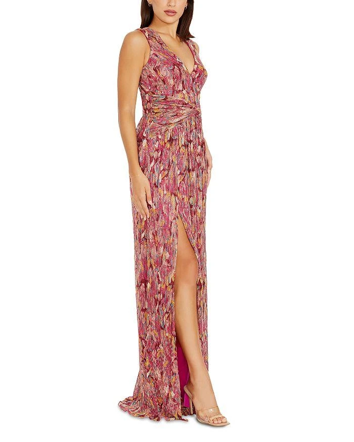Dress The Population Leanna Front Knot Stretch Gown 3