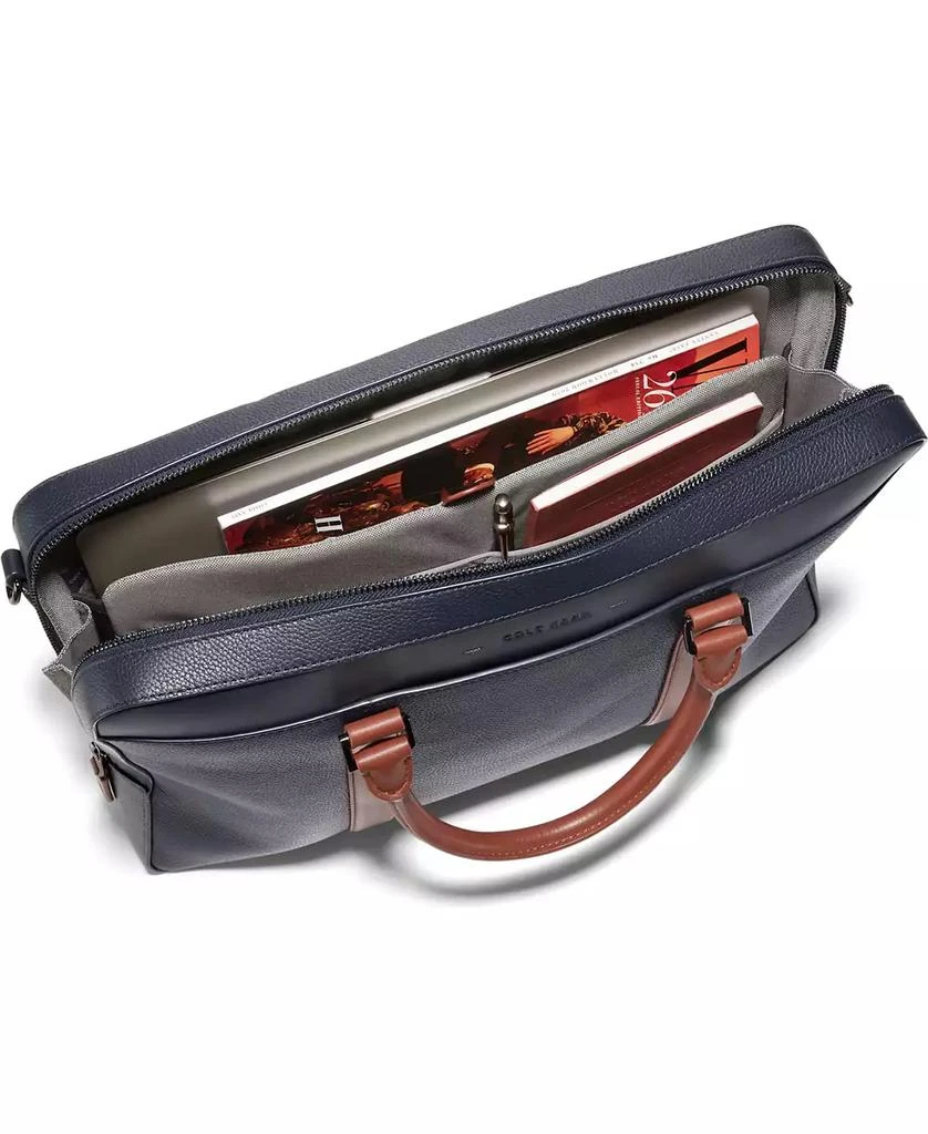 Cole Haan Triboro Medium Leather Briefcase Bag 4