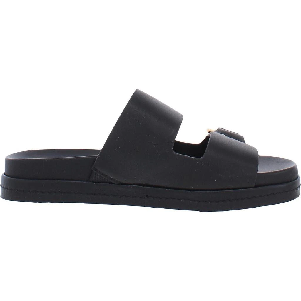 J/Slides BAHA Womens Leather Footbed Platform Sandals 5