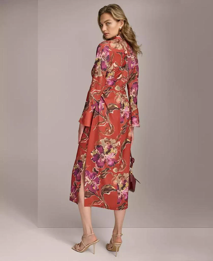 Donna Karan Petite Button-Front Midi Dress 4