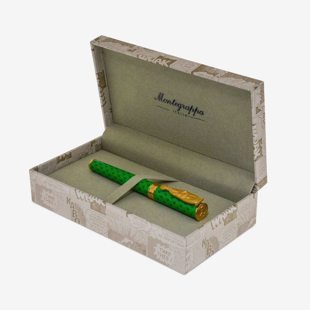 Montegrappa Montegrappa DC Comics Heroes and Villains Riddler Fountain Pen (M) ISDCR3YG 4