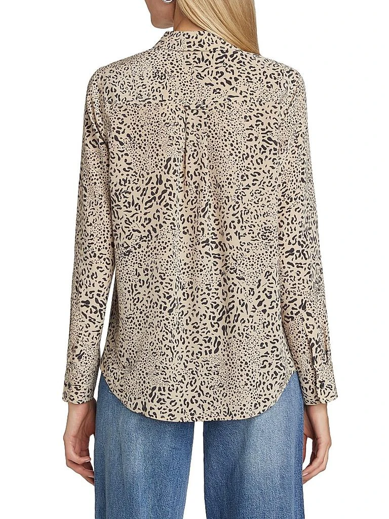 Rails Kate Mixed Leopard Silk Shirt 5