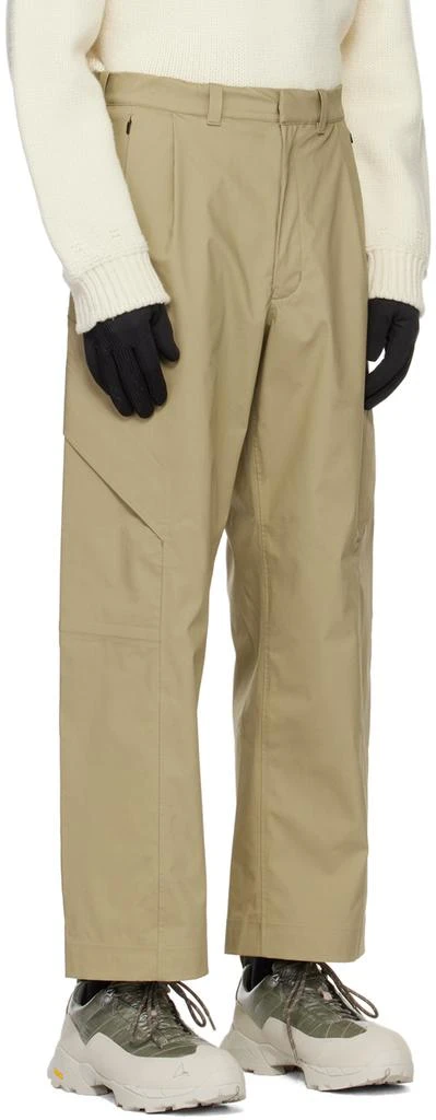 Goldwin 0 Beige 3L Straight Leg Trousers 2