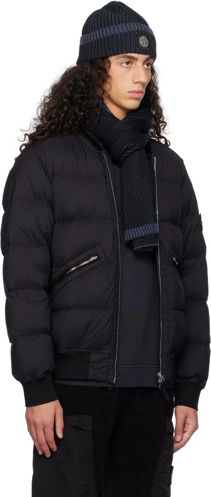 Stone Island Black Seamless Tunnel Nylon Down Jacket 2