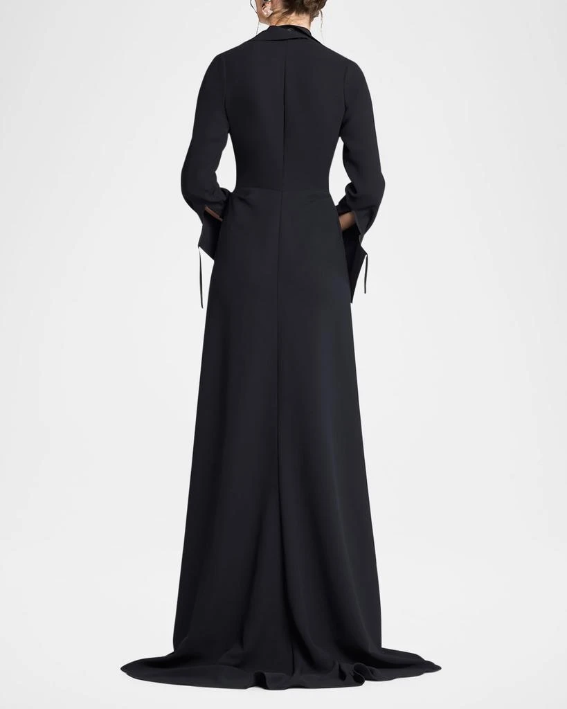 Maticevski Jupiter Ruffle Long-Sleeve Gown 3